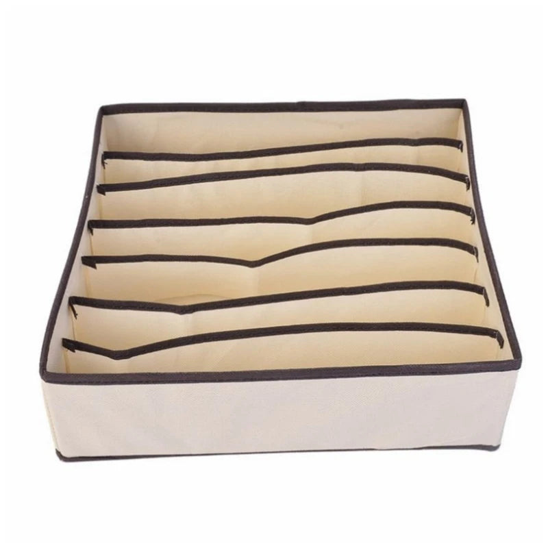 Foldable Drawer Organizer for Socks, Underwear & Closet Storage