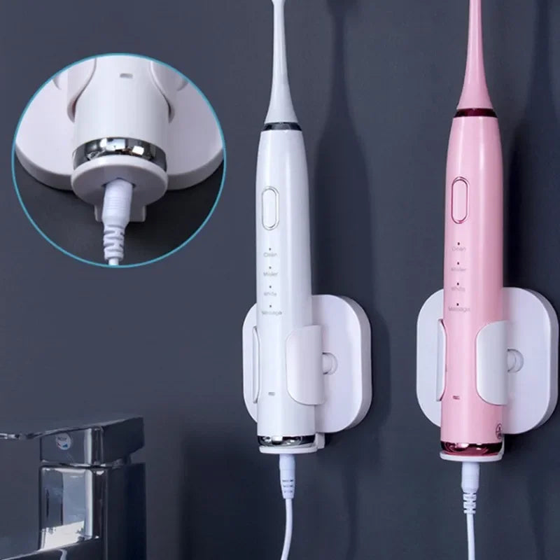 Wall-Mounted Electric Toothbrush Holder – Telescopic Gravity-Sensing Storage for Couples