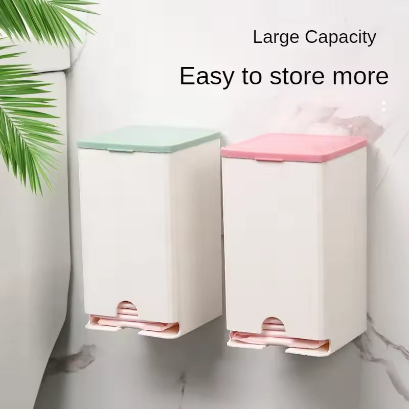 Wall-Mounted Waterproof Storage Box – Dustproof Organizer for Bathroom or Crafts