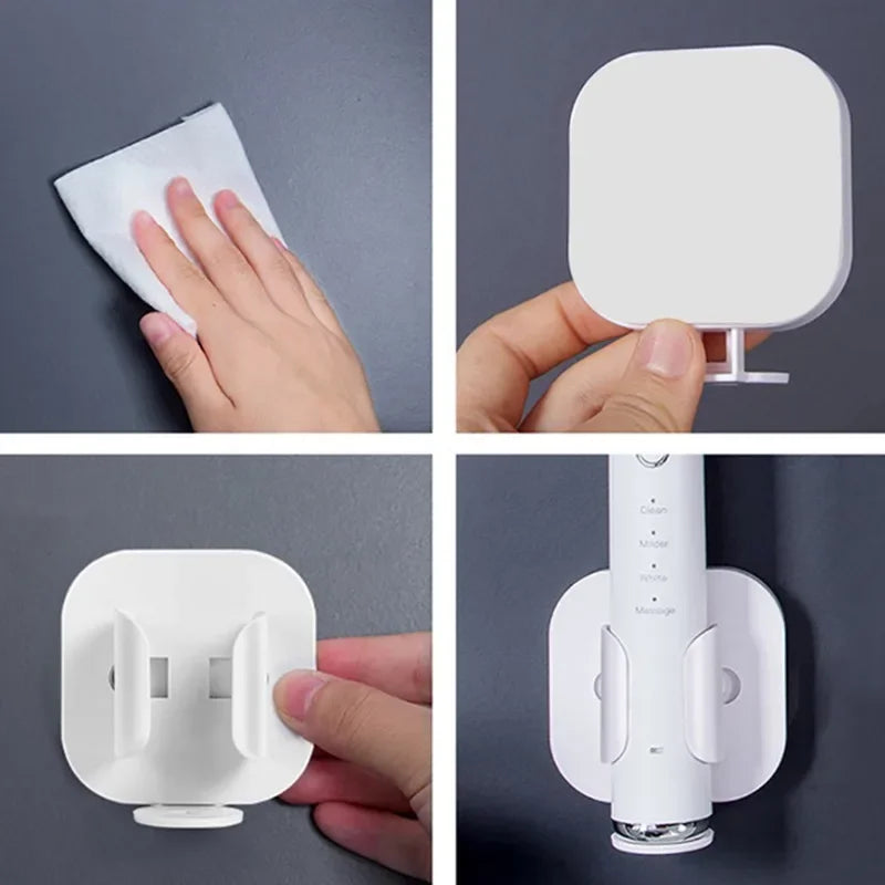 Wall-Mounted Electric Toothbrush Holder – Telescopic Gravity-Sensing Storage for Couples