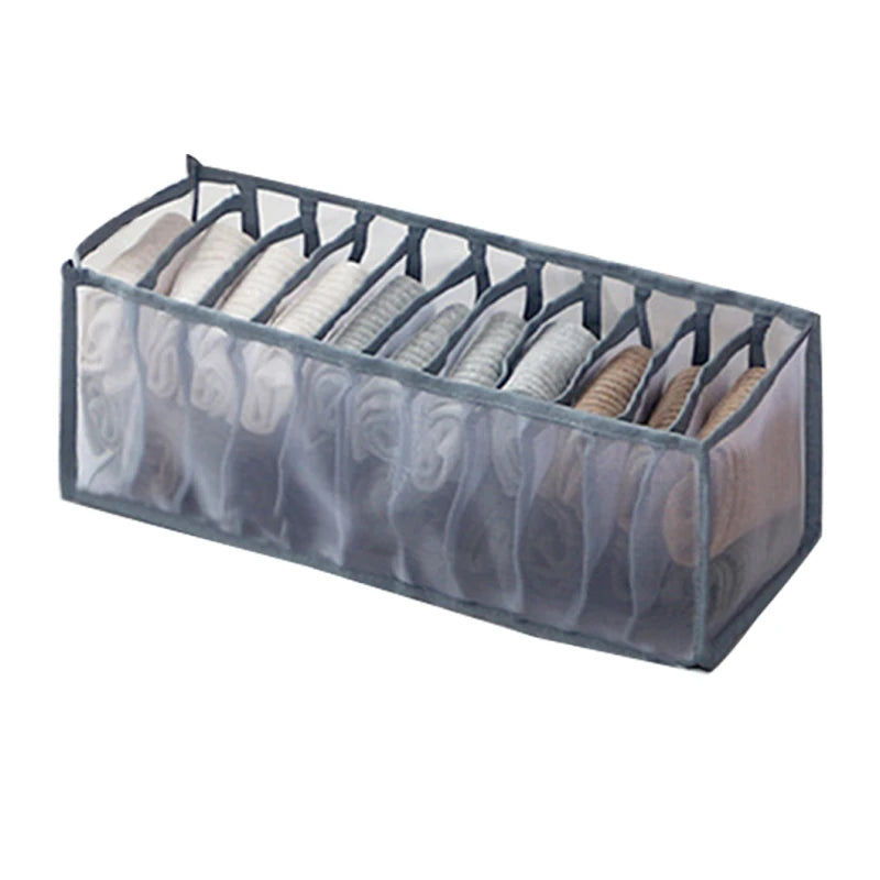 Foldable Drawer Organizer for Socks, Underwear & Closet Storage