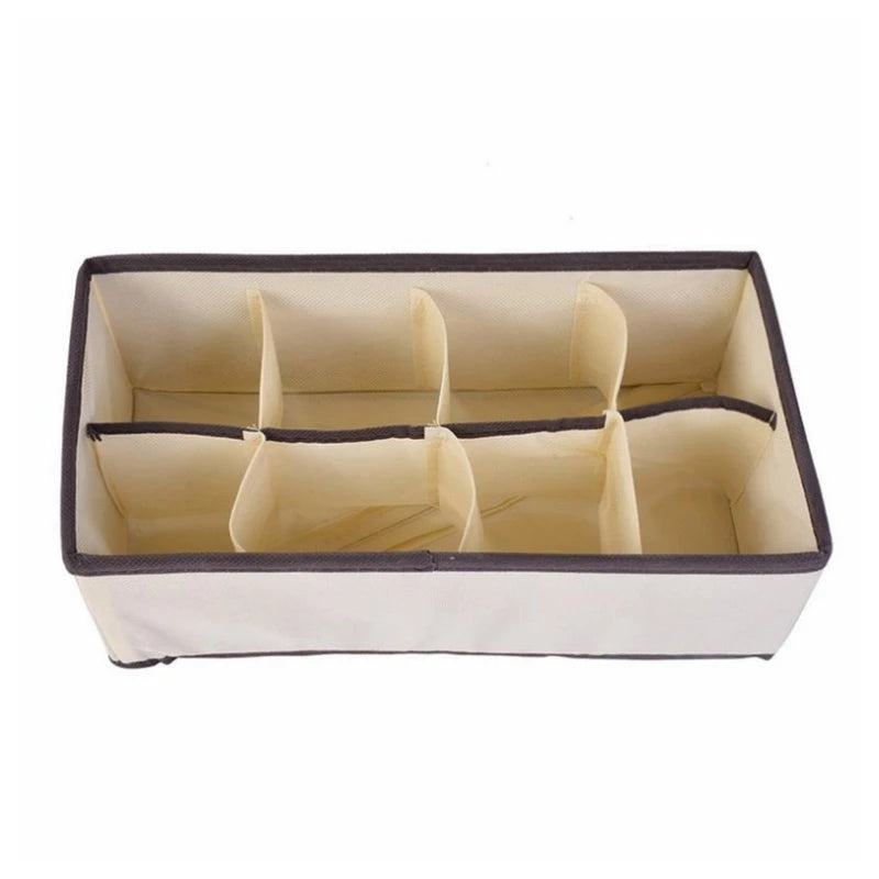 Foldable Drawer Organizer for Socks, Underwear & Closet Storage