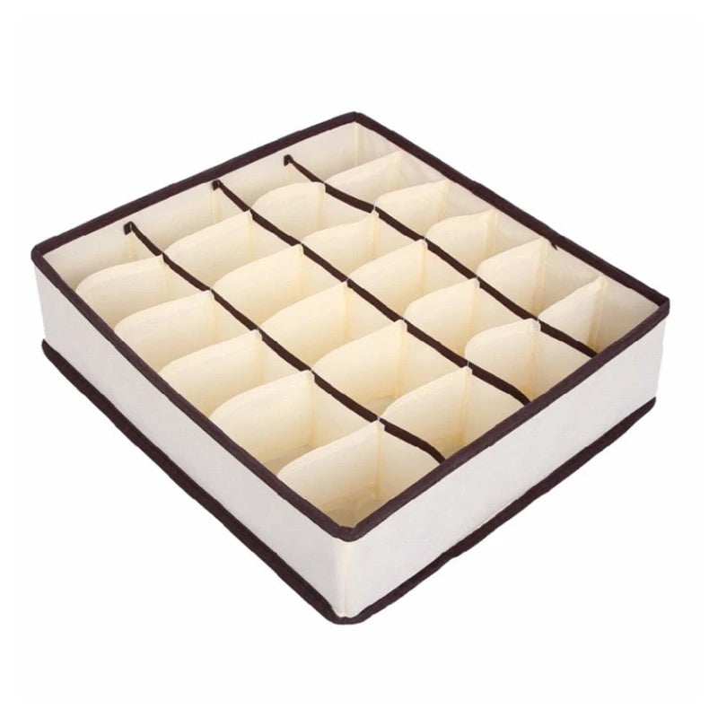 Foldable Drawer Organizer for Socks, Underwear & Closet Storage