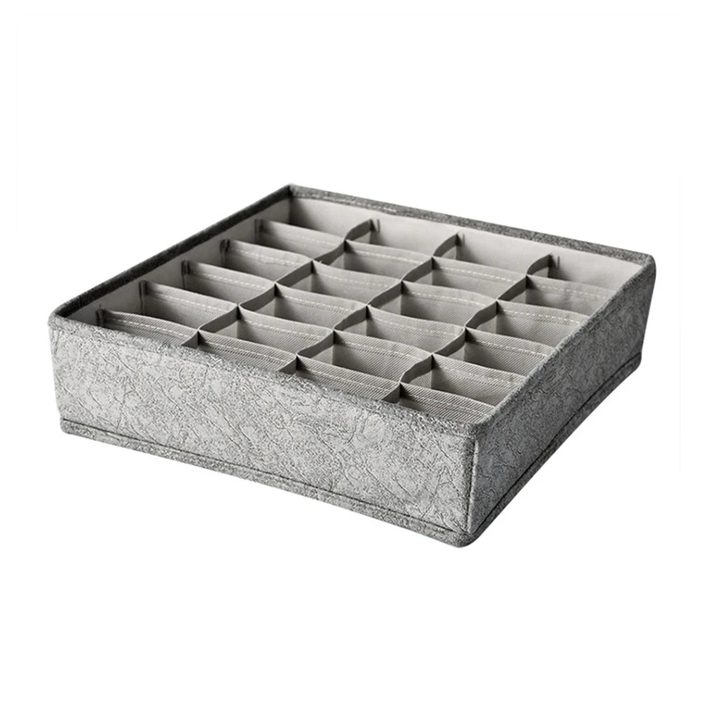 Foldable Drawer Organizer for Socks, Underwear & Closet Storage