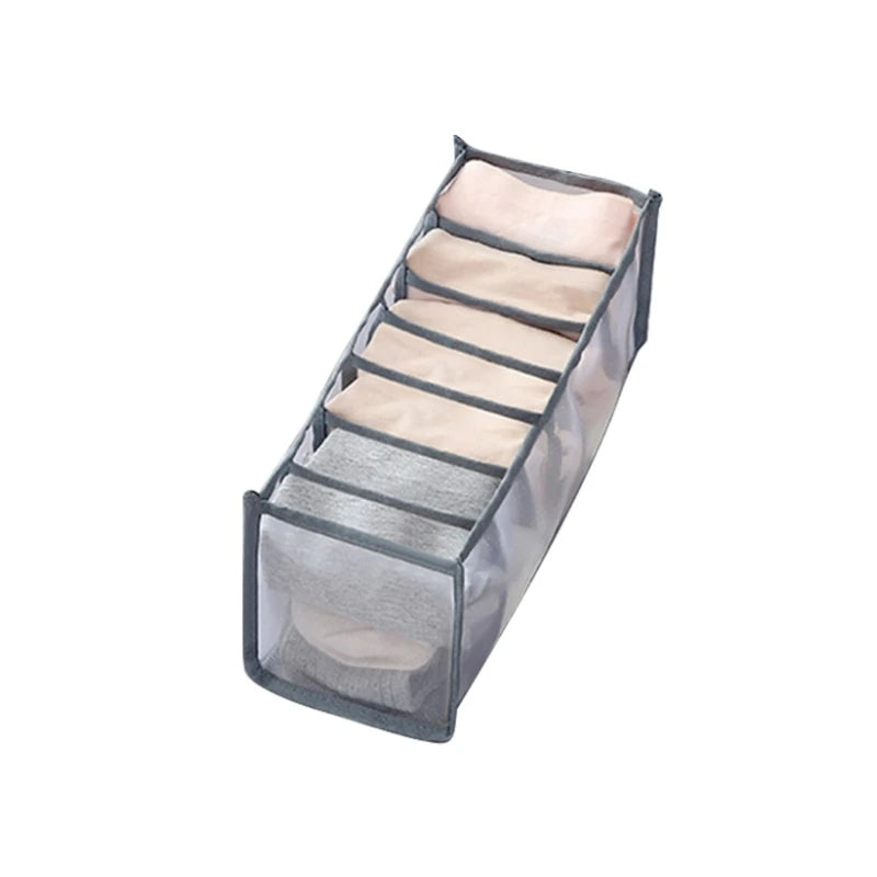 Foldable Drawer Organizer for Socks, Underwear & Closet Storage