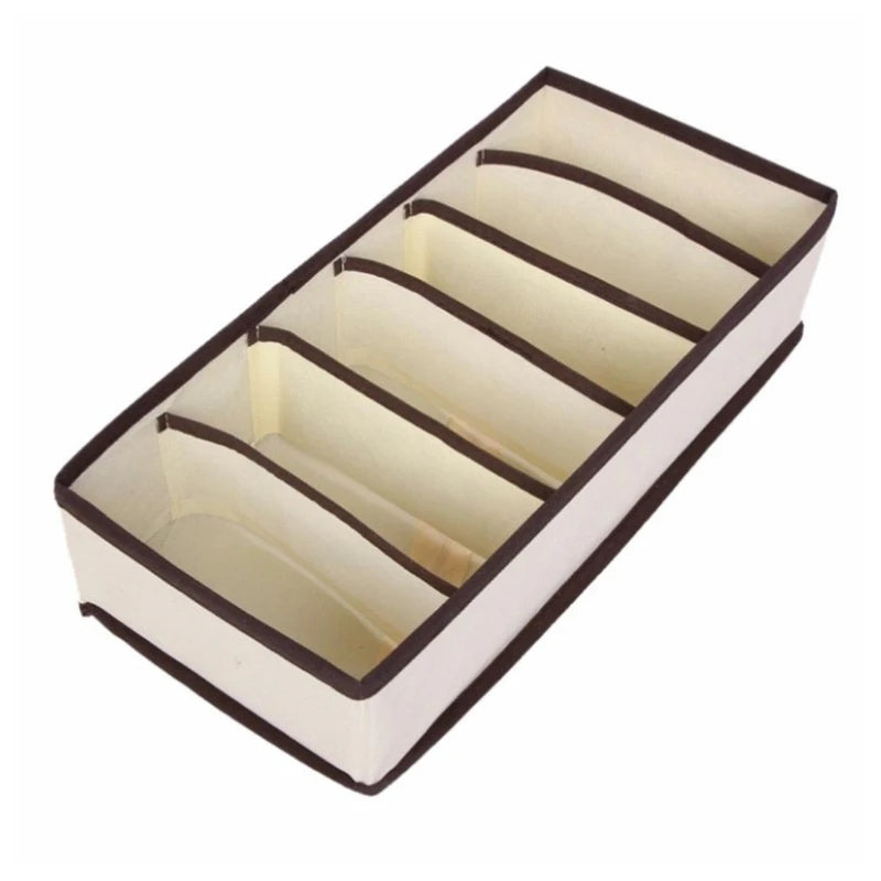 Foldable Drawer Organizer for Socks, Underwear & Closet Storage
