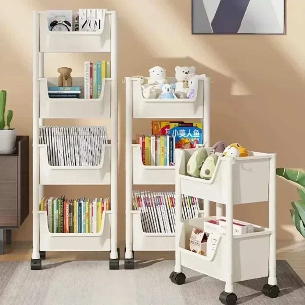 Narrow Rolling Storage Trolley – Slim Organizer Rack for Kitchen, Bathroom & Living Room