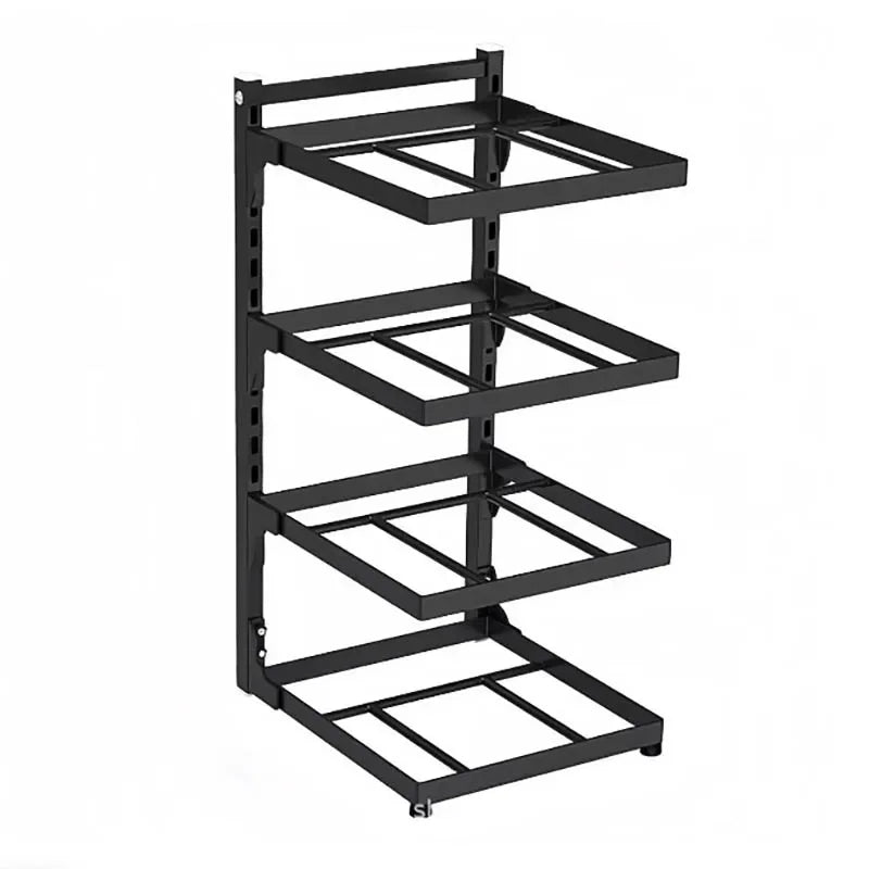 Adjustable Multi-Layer Kitchen Storage Rack – Sink & Stovetop Organizer for Pots and Cookware
