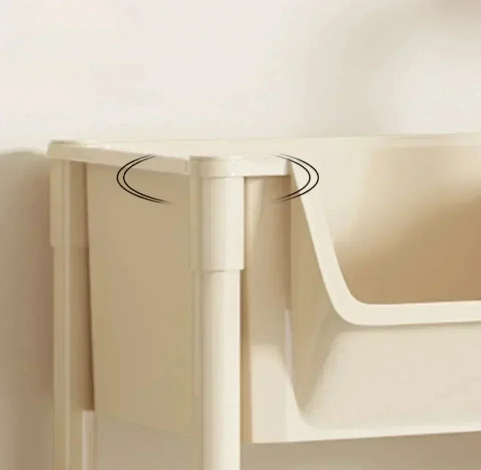 Narrow Rolling Storage Trolley – Slim Organizer Rack for Kitchen, Bathroom & Living Room