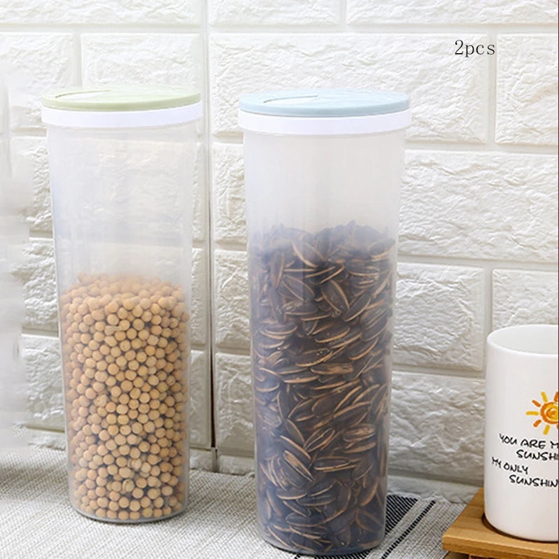 Rice & Grains Storage Canister with Measuring Cup – Moisture & Insect Proof