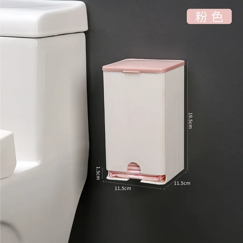 Wall-Mounted Waterproof Storage Box – Dustproof Organizer for Bathroom or Crafts