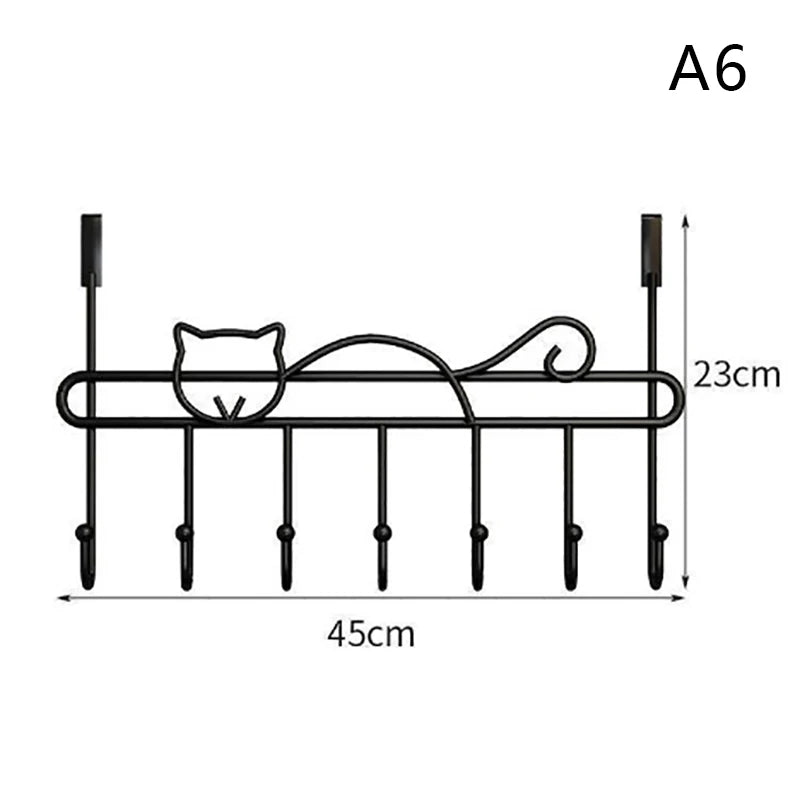Heart-Shaped Punch-Free Wall Hook – Door & Bedroom Hanging Organizer