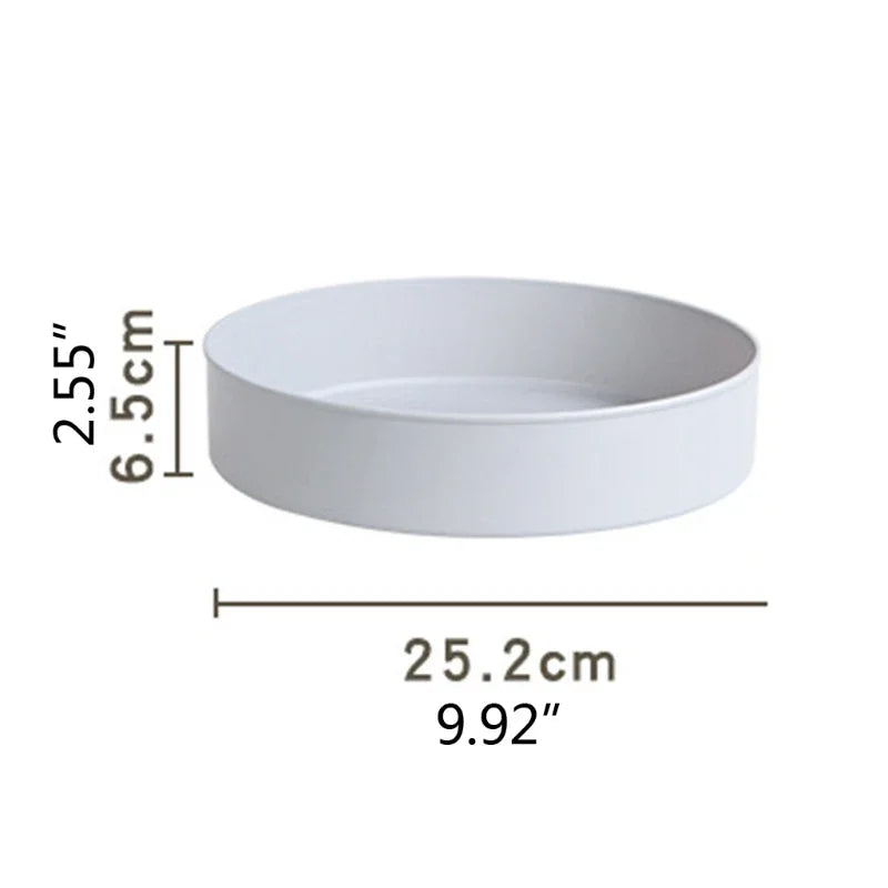 360° Rotating Cabinet Organizer – Non-Slip Kitchen & Bathroom Turntable