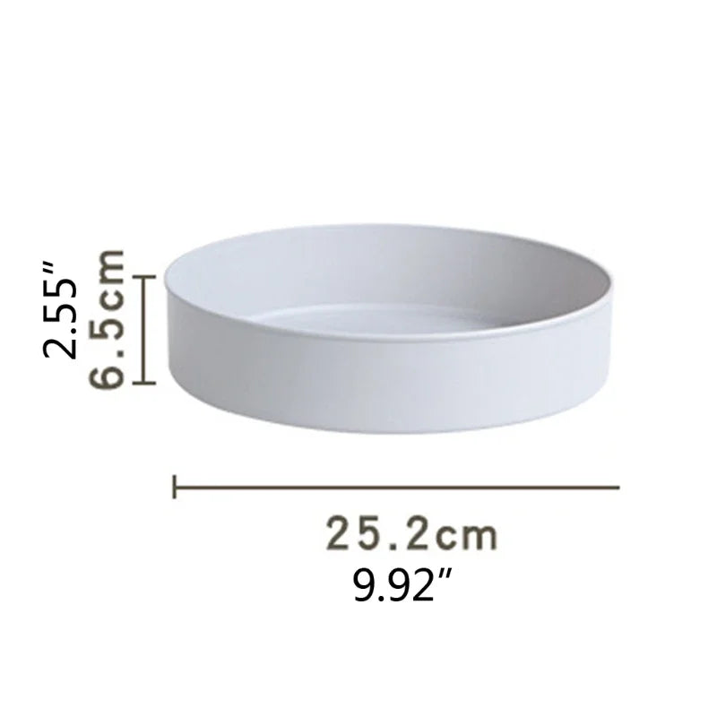 360° Rotating Cabinet Organizer – Non-Slip Kitchen & Bathroom Turntable