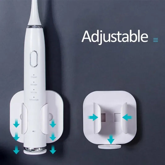 Wall-Mounted Electric Toothbrush Holder – Telescopic Gravity-Sensing Storage for Couples