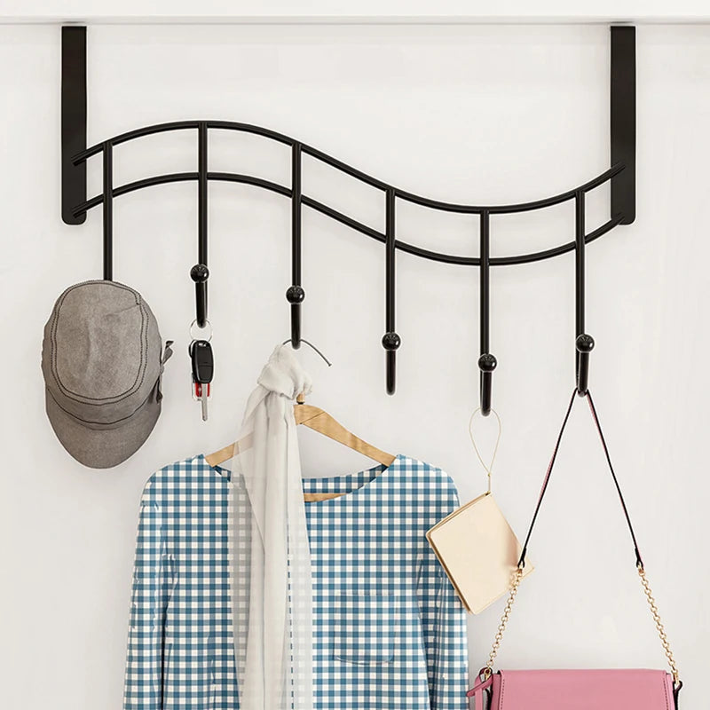 Heart-Shaped Punch-Free Wall Hook – Door & Bedroom Hanging Organizer