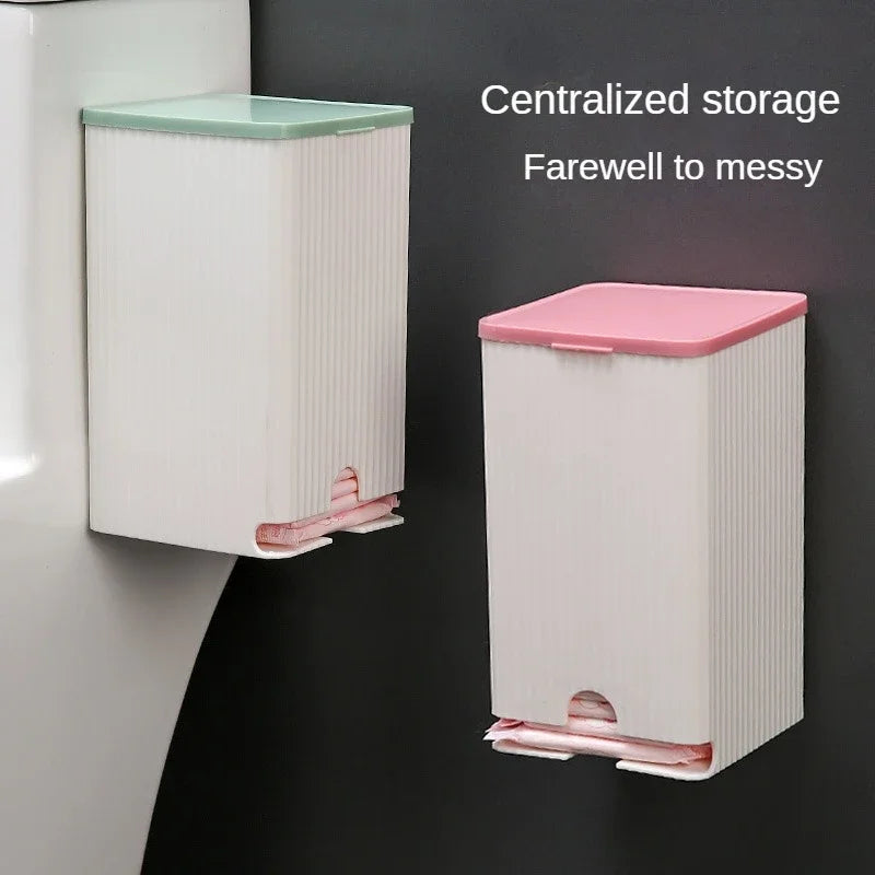 Wall-Mounted Waterproof Storage Box – Dustproof Organizer for Bathroom or Crafts