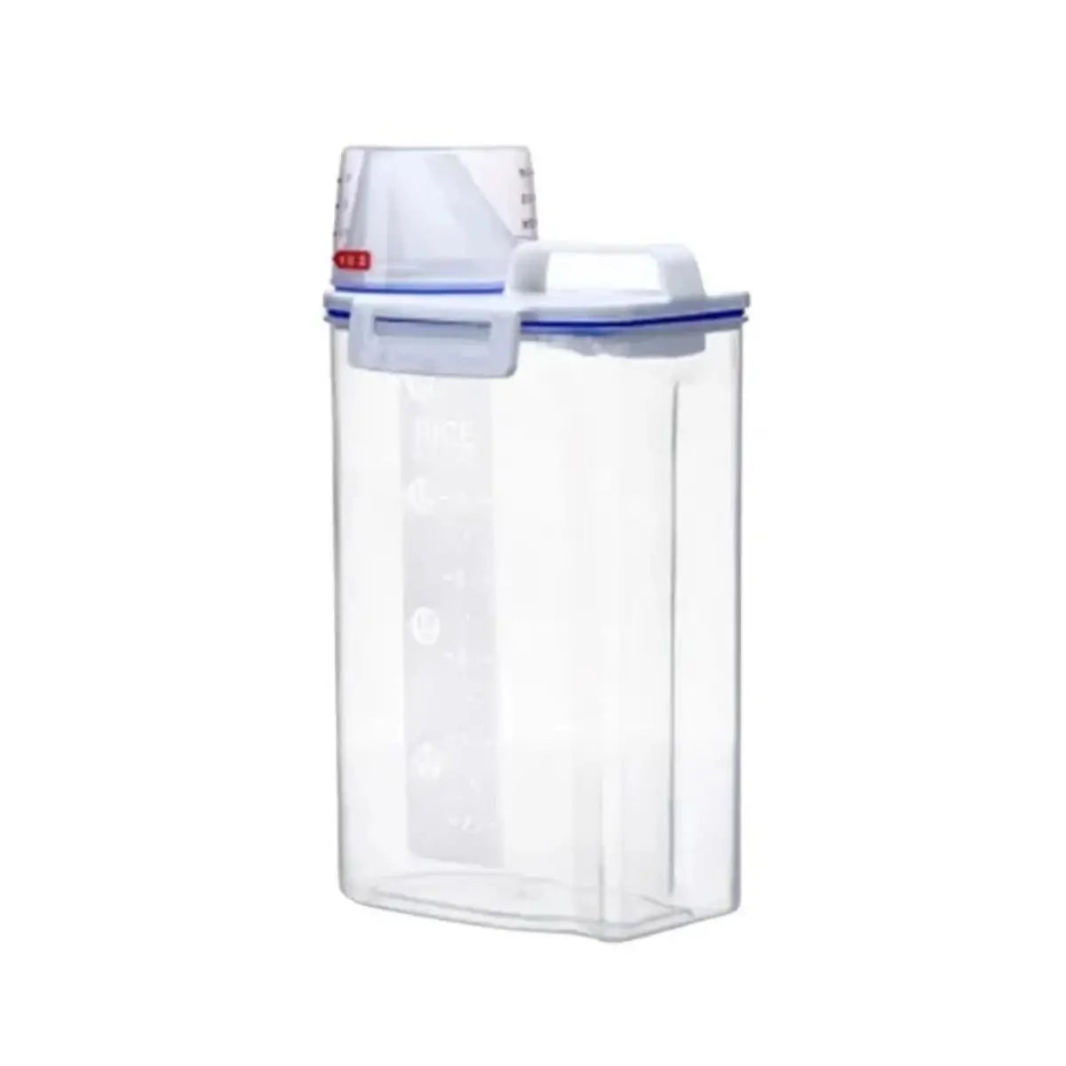 Rice & Grains Storage Canister with Measuring Cup – Moisture & Insect Proof